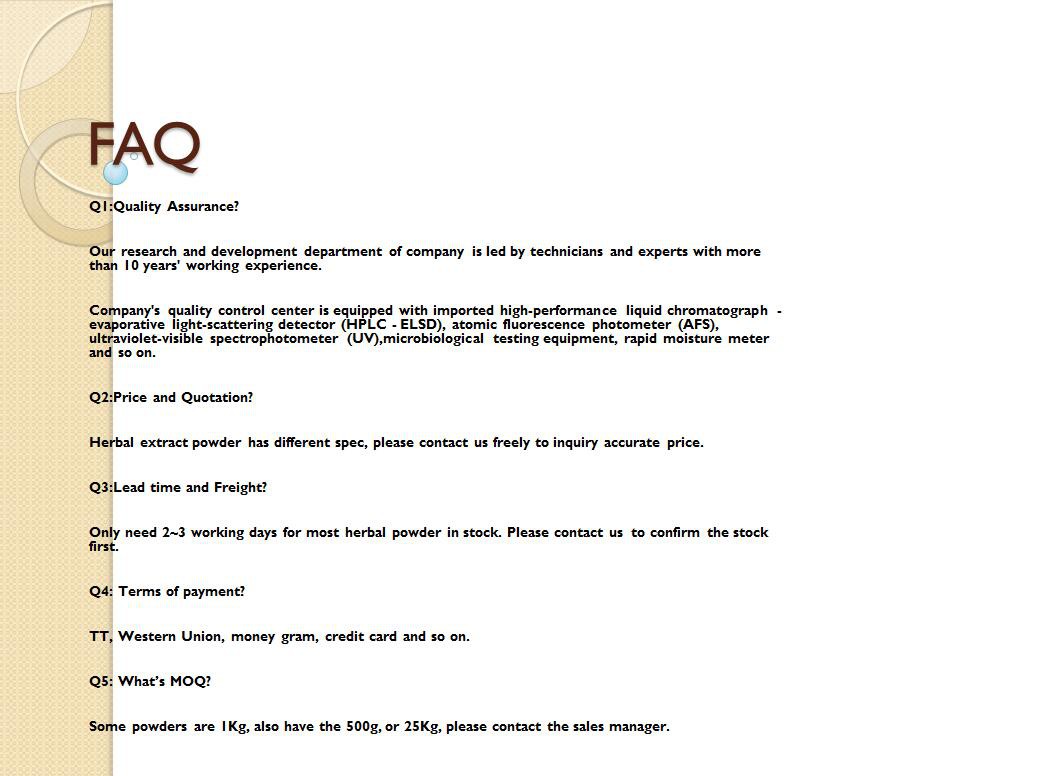 FAQ