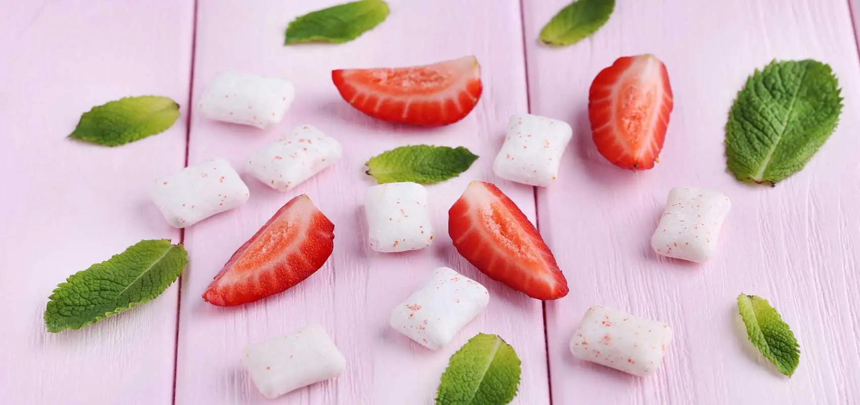 thaumatin-mint-fruit-chewing-gum
