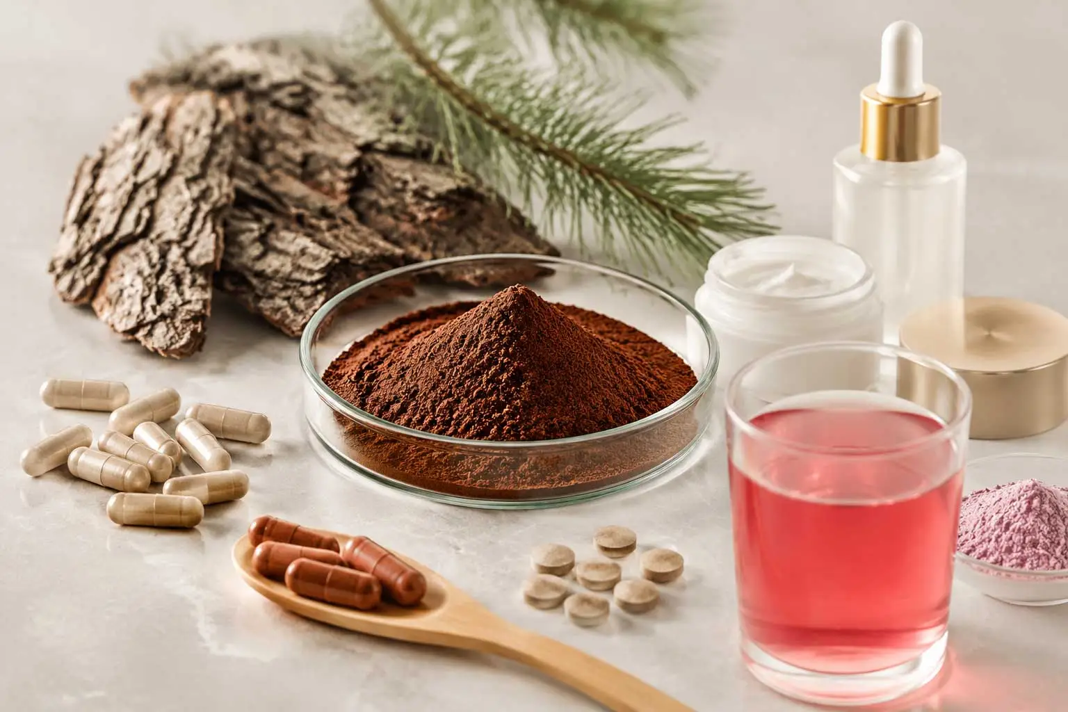 Pine-Bark-Extract-Powder-95-OPC-applications