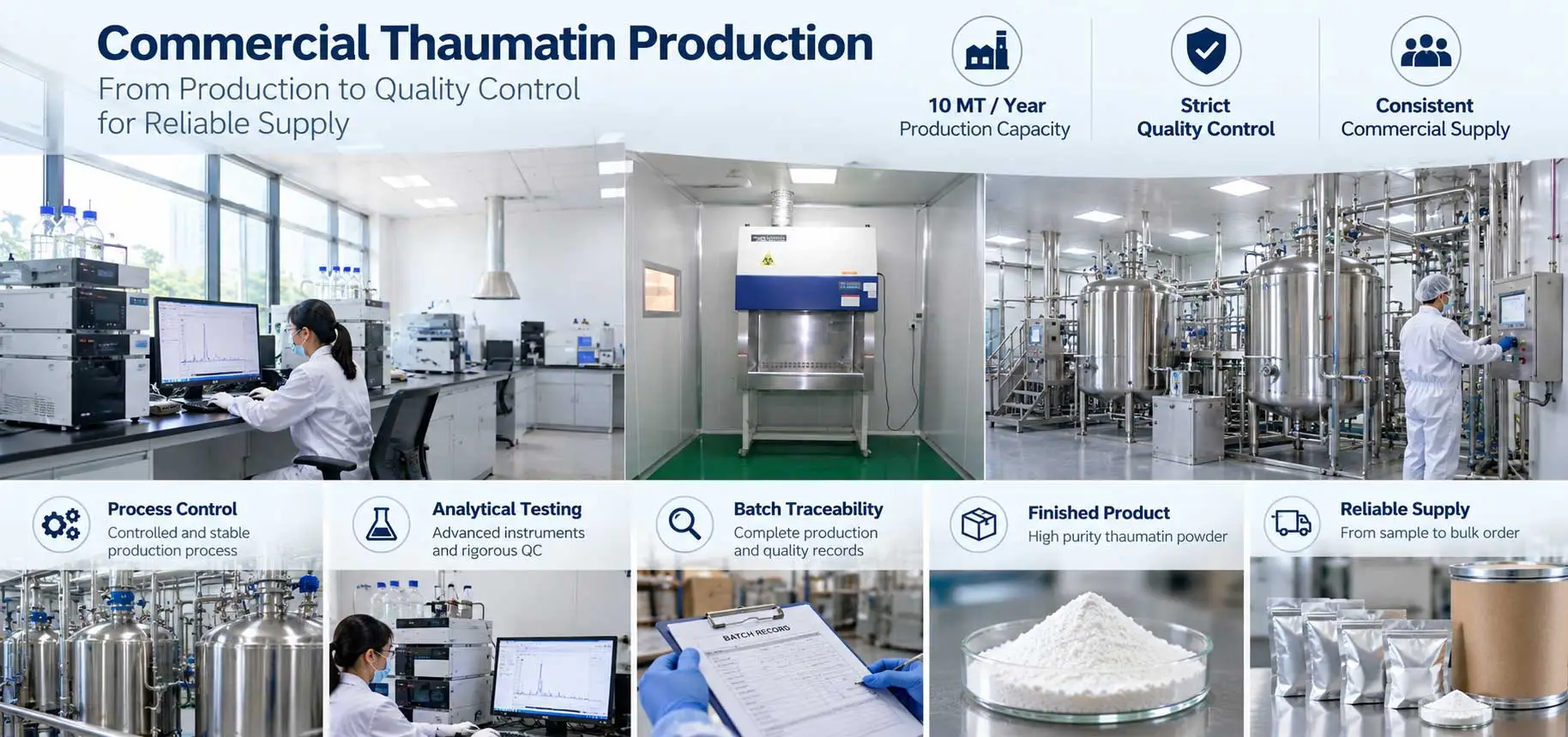 thaumatin-manufacturer-production-quality-control